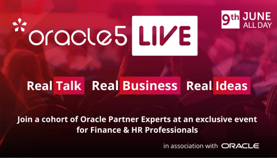 oracle5Live An exclusive event for Finance & HR Professional